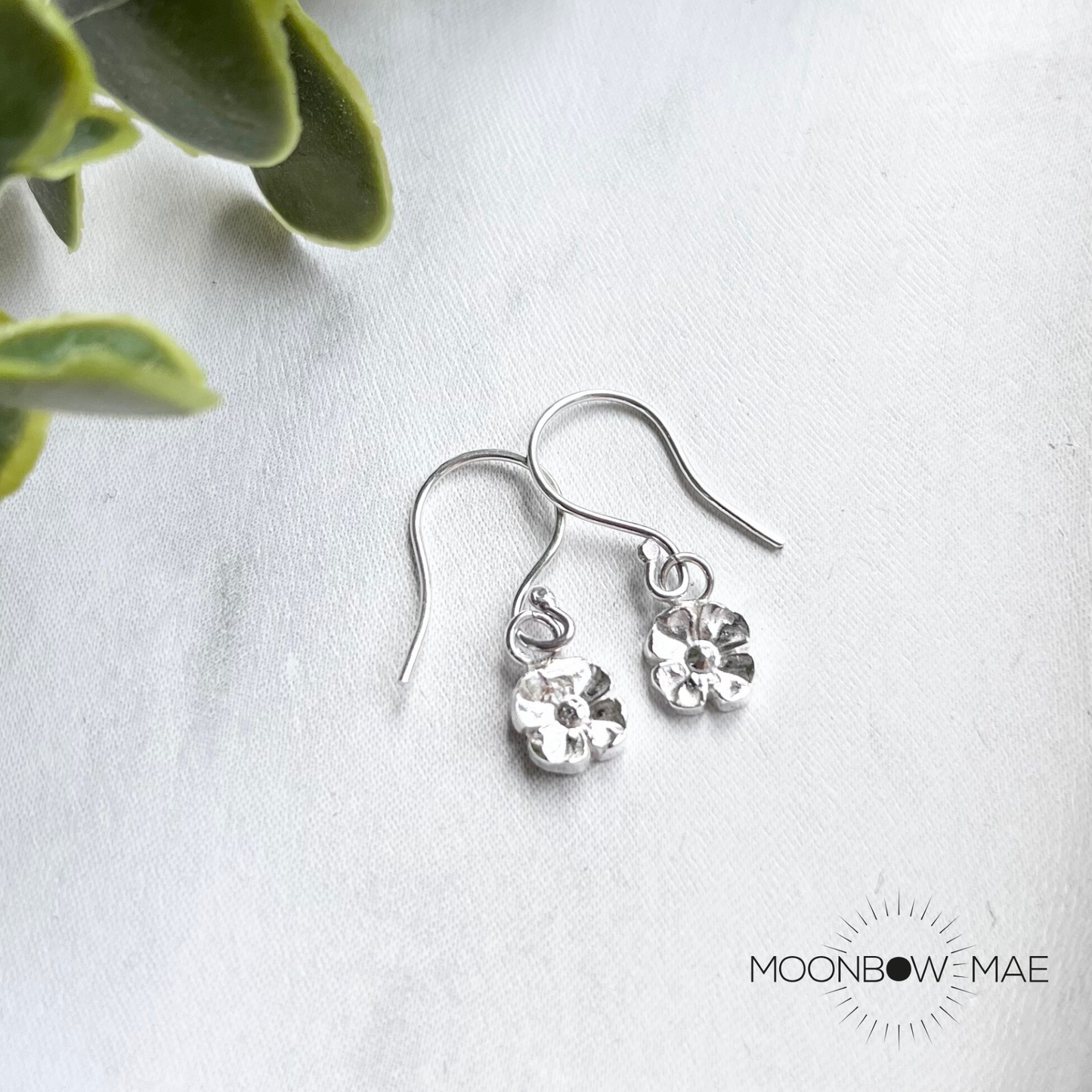 Perfectly Imperfect Floral Drop Earrings